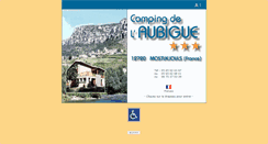Desktop Screenshot of campingdelaubigue.fr